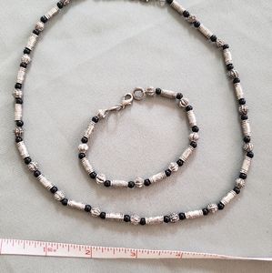 Vintage Antique Necklace Bracelet Set